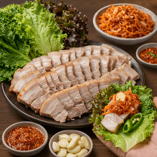 Boiled Pork Wraps (보쌈)
